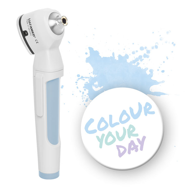 Luxascope Auris LED 2.5 V, azul gelo